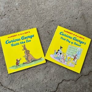 2 Curious George Kids Books